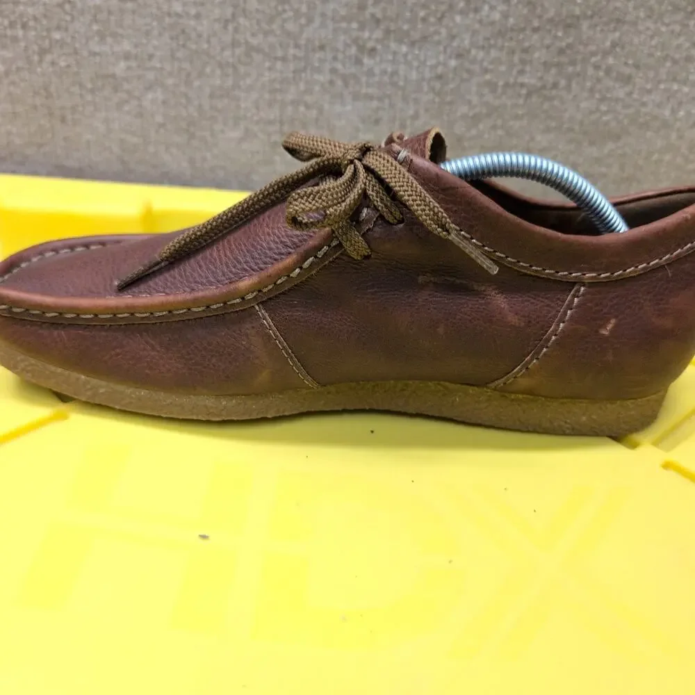 Clarks Shacre II Run Men's Beeswax Brown Leather Shoes Size 10 M
